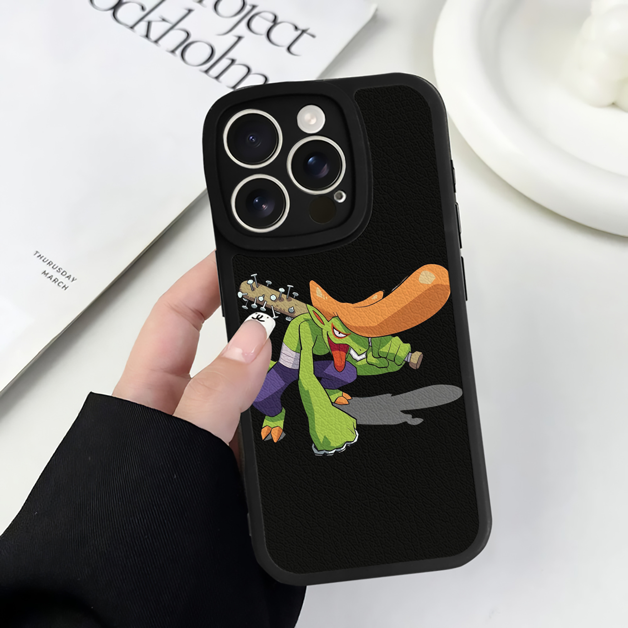 （画像用） 妖怪ウォッチ Yo-kai Watch 【iPhone 16シリーズ対応】シリコンスマホケース（レザー調） 材質：シリコン